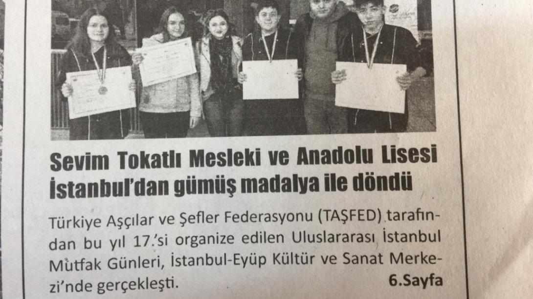 Sevim Tokatlı MTAL İstanbul'dan Gümüş Madalya İle Döndü