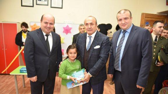 2017-2018 eğitim öğretim yılı birinci dönem karne dağıtım töreni Atatürk İlkokulu´nda Yapıldı