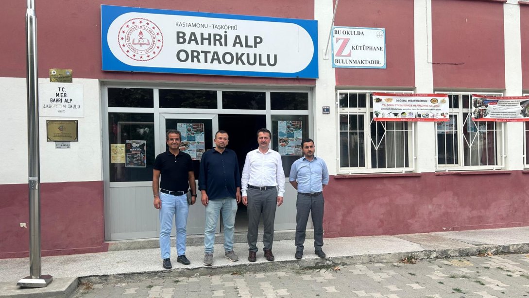 İlçe Milli Eğitim Müdürümüzden Bahri Alp Ortaokuluna Ziyaret