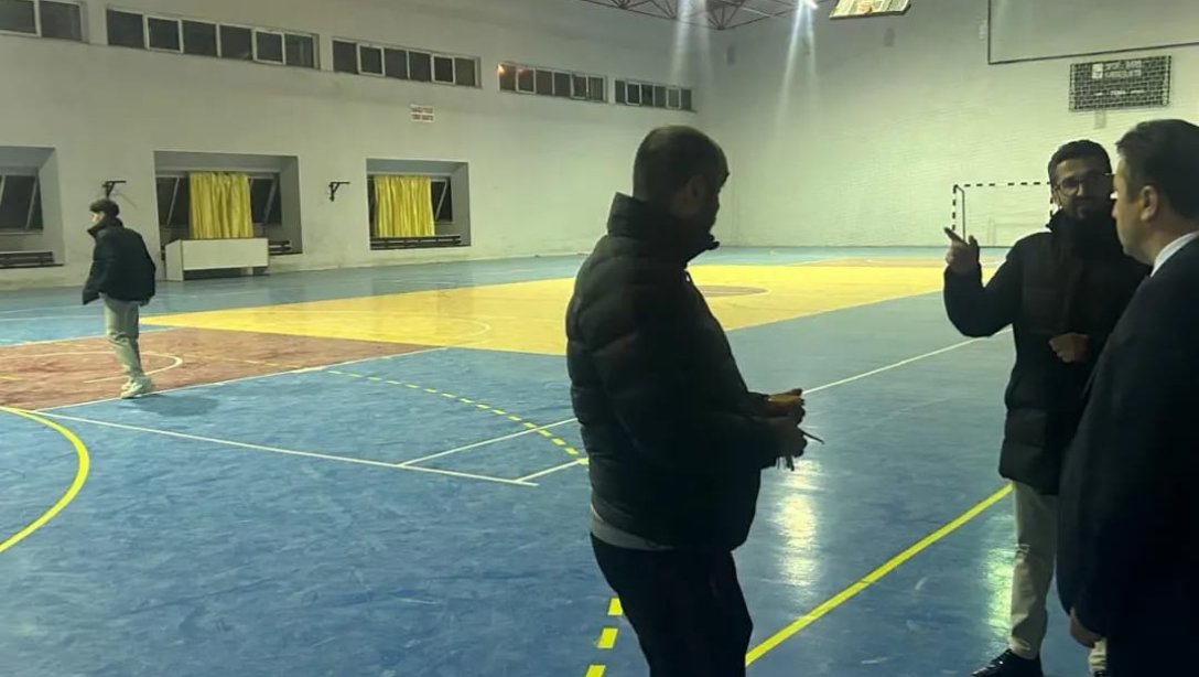 FAHRETTİN PAŞA ANADOLU LİSESİ FUTSAL TAKIMININ ANTRENMANINI ZİYARETİMİZ